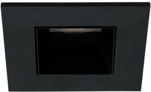 Brumberg LED-Einbauleuchte 12036184TW, quadratisch, Schwarz, dimmbar, IP44 - Bild 1