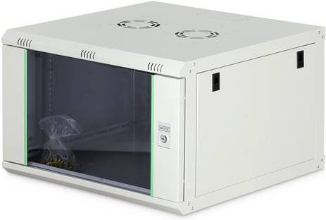 Digitus Dynamic Basic Serie Wandgehäuse DN-19 07U-6/6-EC 19 Zoll IT-Schrank, B/T/H: 60 x 60 x 35 cm, Grau/Weiß - Bild 1