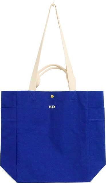 HAY Everyday Tote Tasche aus Stoff in Blau - Bild 1