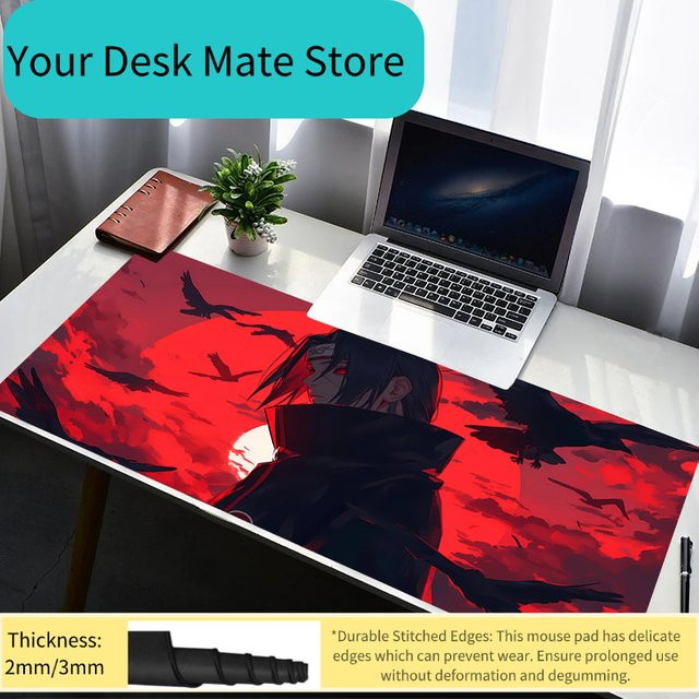 Bandai Naruto Itachi Uchiha Mauspad in Multicolour für Gamer und Büro - Bild 1