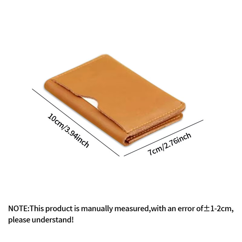 YOMDID DIY Lederwaren Vorlage Set für Mini Brieftaschen aus Kraftpapier, 2er-Set - Bild 5