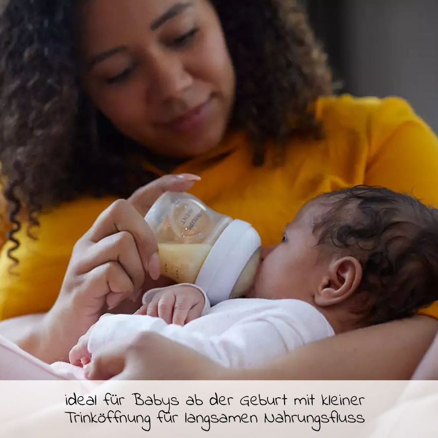 Philips Avent Natural Response Silikon Sauger Stufe 2, 2er Pack, BPA-frei, transparent - Bild 2