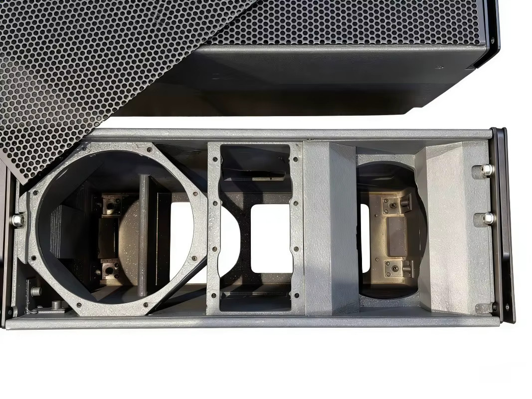 Prohsaudio W8lm Line Array Leergehäuse 8 Zoll in Schwarz inklusive Lautsprechergitter und Befestigungselementen ohne Lautsprechertreiber - Bild 3