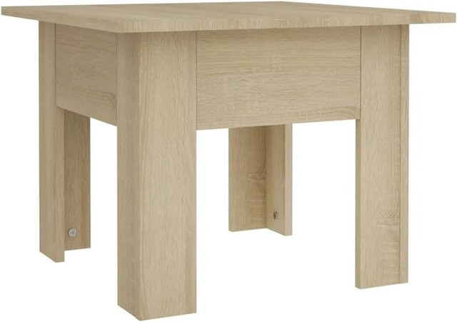 vidaXL Couchtisch Sonoma-Eiche in Braun und Beige aus Holzwerkstoff mit modernem Design, B/T/H: 55 x 55 x 42 cm - Bild 1