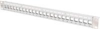 Digitus Modulares 24-Port Netzwerk-Patchpanel unbestückt in Schwarz und Grau, 1 HE, Breite: 483 mm - Bild 1