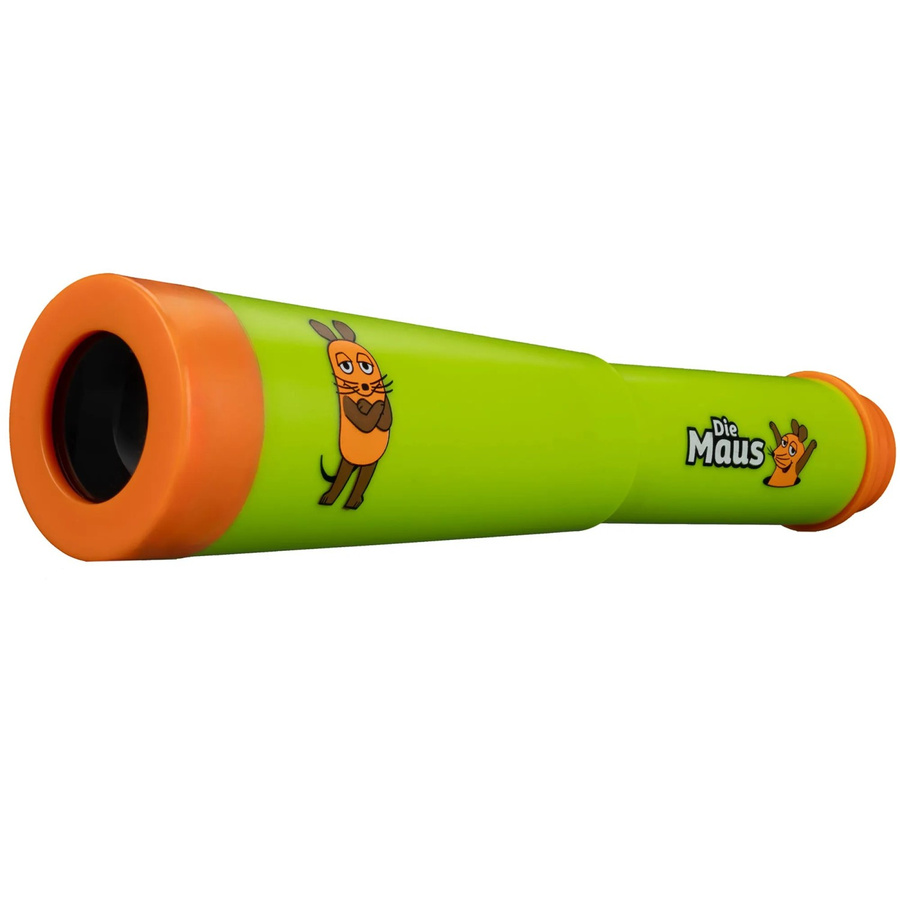 DieMaus Teleskop Kinderfernrohr Maus-Motiv Grün-Orange ab 6 Jahren - Bild 2