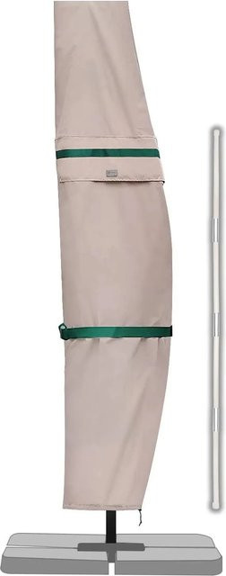 Sekey Schutzhülle aus Polyester für 300 cm Ampelschirme in Taupe/Beige - Bild 1
