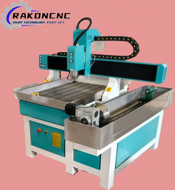RakonCNC 4-Achsen-Rotationsachse CNC-Fräser für die Holzbearbeitung und Küchenmöbel-Fertigung - Bild 1