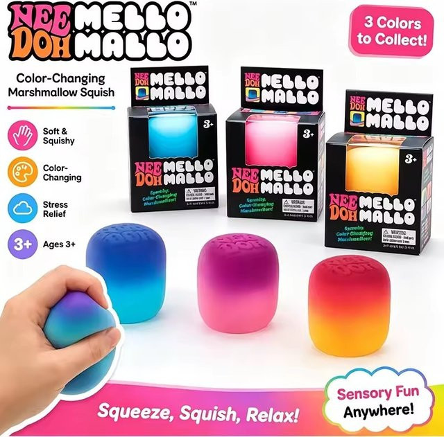 Hot Toys Color Changing Squishy Toy, 1-3-teiliges Set - Bild 1