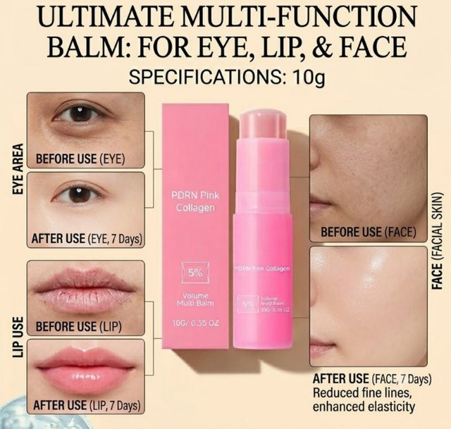 Bioline Kollagen-Creme für Lippen, Augen und Gesicht, Unisex - Bild 1
