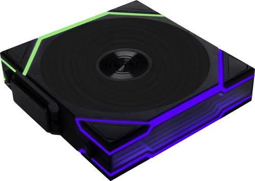 Lian Li UNI FAN TL Wireless ARGB PWM PC-Gehäuse-Lüfter, 120 mm, schwarz, B/H/T: 120 x 28 x 124 mm - Bild 1
