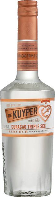 DeKuyper Curacao Triple Sec Likör, Niederlande, 20% Vol., 0,5 l - Bild 1