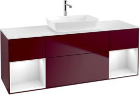 V&B Waschtischunterschrank Finion in Weiß, B/T/H: 160 x 50,1 x 50,1 cm - Bild 1