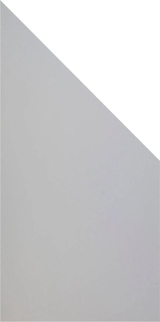 GroJa Sichtschutz Premo Schräg HPL in Grau, B: 90 cm, H: 180/90 cm, Tiefe: 0,8 cm - Bild 1
