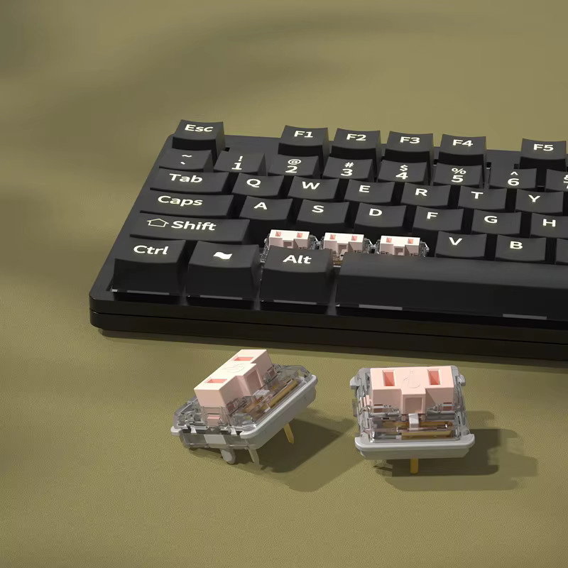 Kailh Choc Rosa Low Profile Tastatur Schalter DIY Linear in Pink - Bild 2