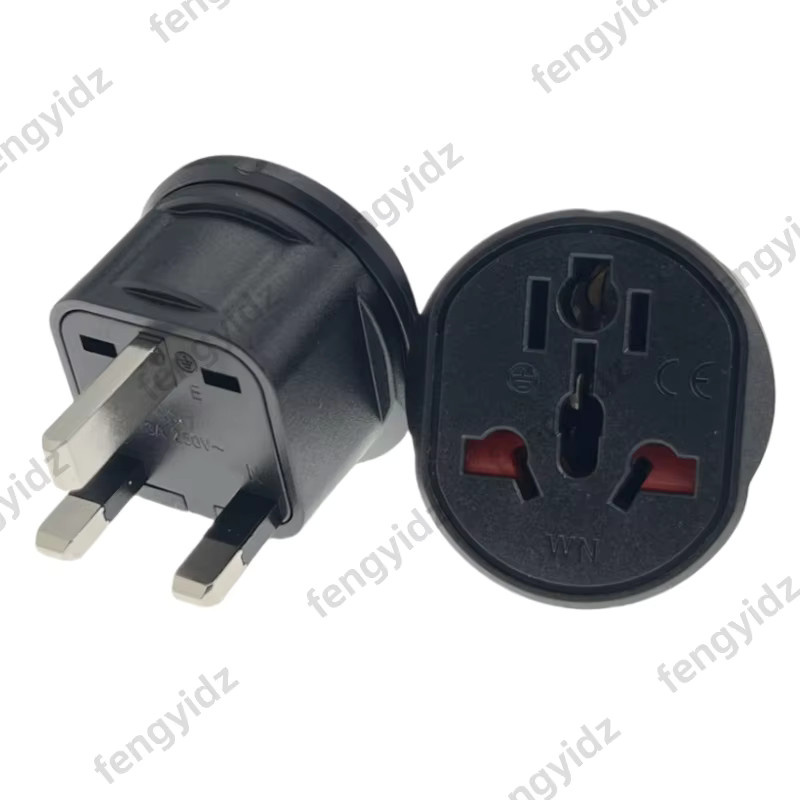 Fengyidz Universal Reiseadapter für AU UK US EU Steckertypen in Schwarz - Bild 2