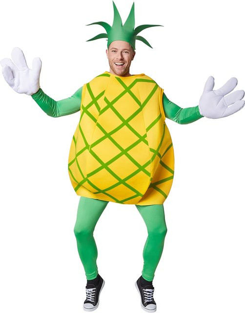 tectake Kostüm Ananas, Tiere, Gelb, Plüsch / Textil - Bild 1