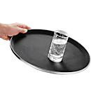 Esmeyer Serviertablett TENNESSEE Antirutsch-Tablett rund, Durchmesser: 35,5 cm, schwarz - Bild 3