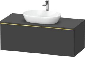Duravit Waschtischunterschrank D-Neo grau matt, wandhängend, B: 120 cm, T: 55 cm - Bild 1