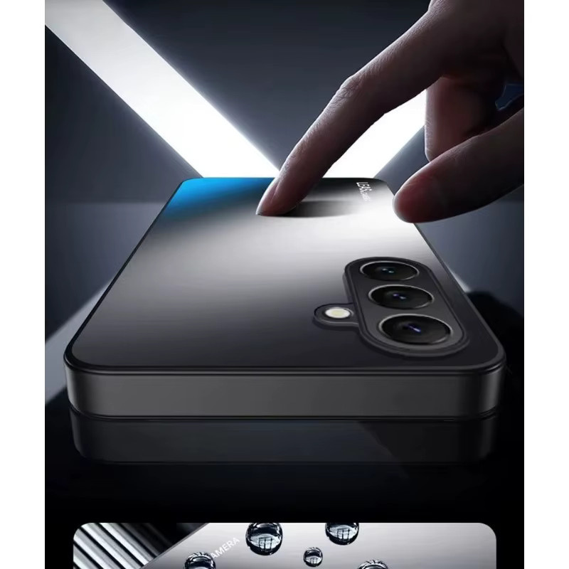Magnetische Silikon Schutzhülle mit 360 Grad drehbarem Ring für Samsung Galaxy S25 Ultra Plus FE, S24, A55, A06 in Purple mit matter Oberfläche - Bild 5