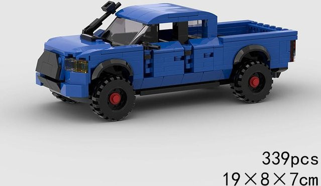 MOC Offroad-Auto Bausteine Pickup Truck SUV ab 6-12 Jahren - Bild 1