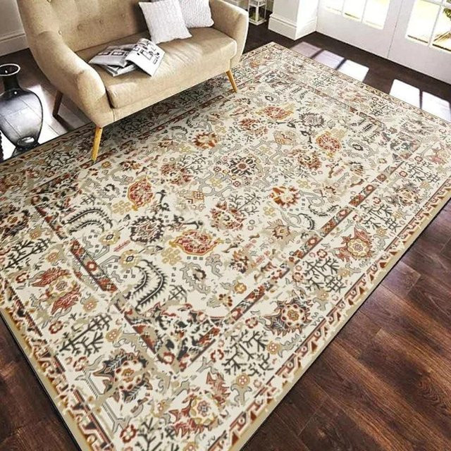 Karpetti Vintage Teppich im persischen Stil, bunt, maschinenwaschbar, B/T: 120 x 80 cm - Bild 1