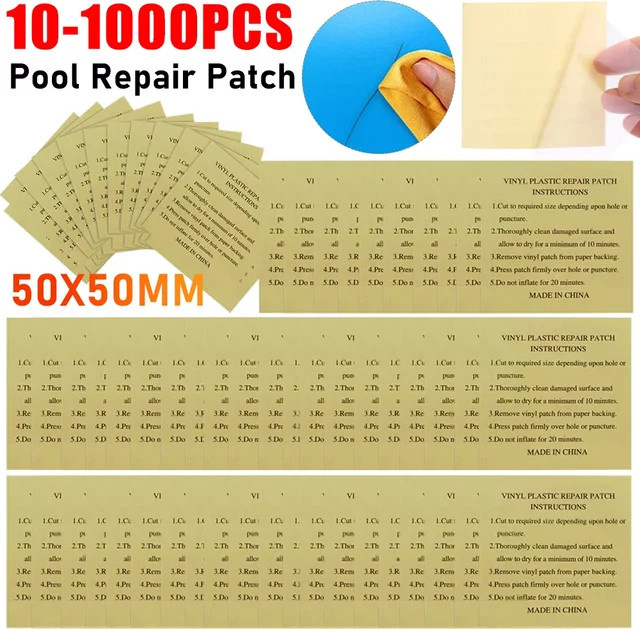 ALLOYSEED Pool Patch Reparatur Kit wasserdichte selbstklebende Flicken für Luftmatratzen und Schlauchboote - Bild 1