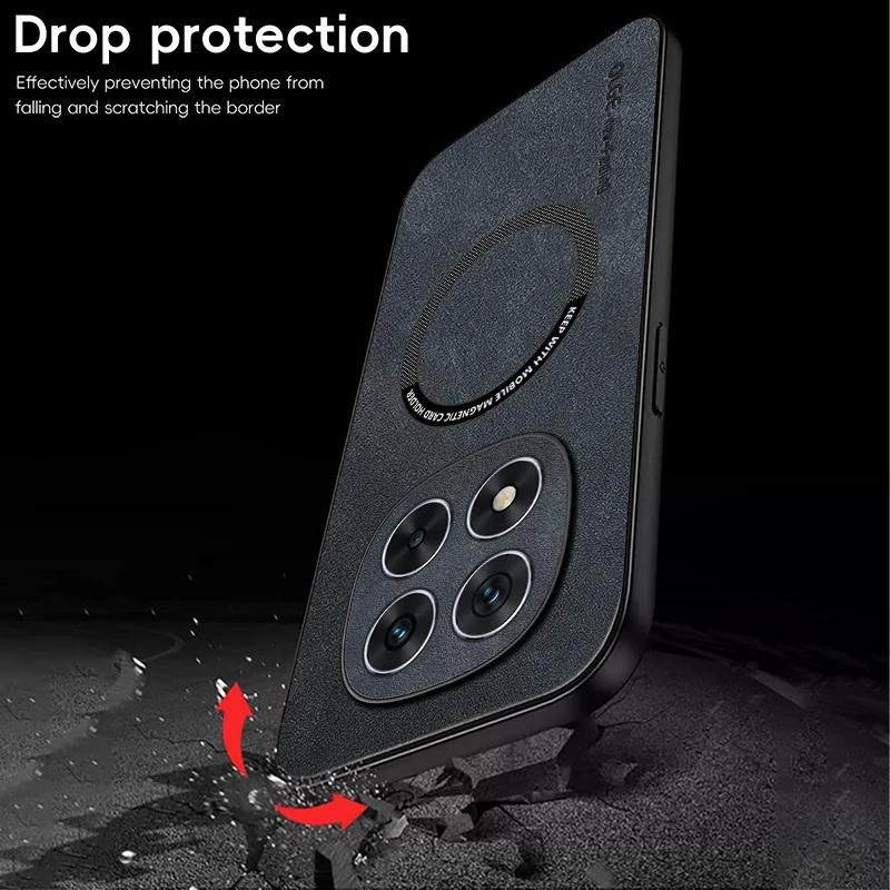 Magnetische Retro-Ledertasche als weiche Handyhülle für Xiaomi Redmi Note 14 Pro Plus 5G mit Unterstützung für kabelloses Laden - Bild 2