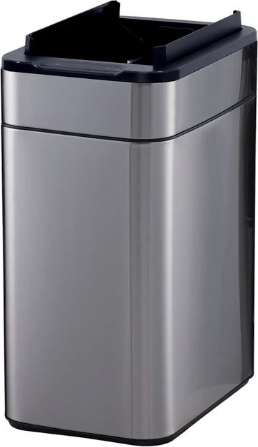 Svita SE50L Sensormülleimer mit Butterfly-Deckel aus Edelstahl in Silber - Bild 1