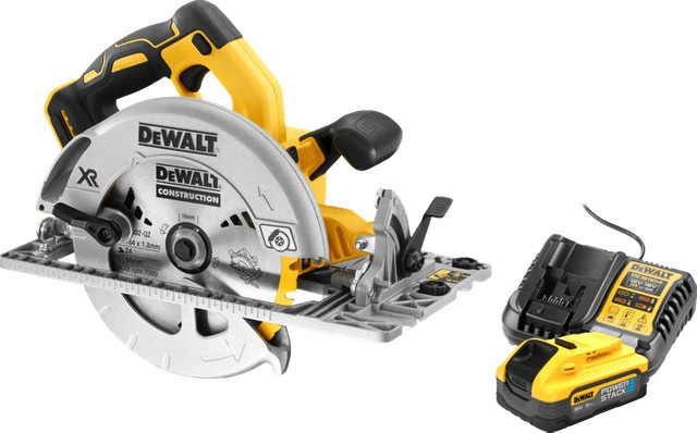 DeWalt DCS572NT-XJ POWERSTACK Akku Starterset mit 5,0 Ah DeWalt XR 18V Akku in Gelb - Bild 1
