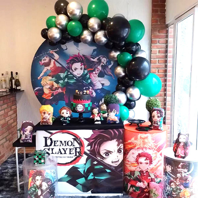 Bandai Kimetsu No Yaiba Anime Ballongirlande Montage-Set bunte Partydekoration für Kinder - Bild 1