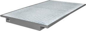 Bauer Südlohn Einhängewanne EHW 2200 aus Stahl in Grau, Breite: 125 cm, Tiefe: 91,5 cm - Bild 1