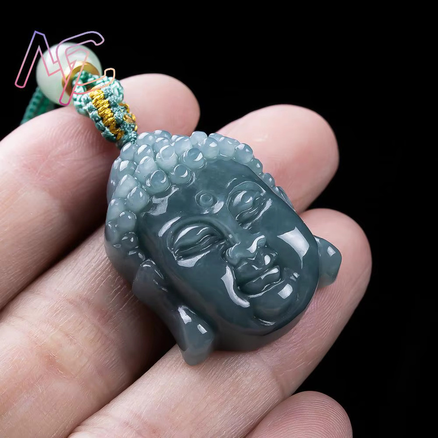 MC Anhänger Jade Buddha, Jadeit, Damen - Bild 3