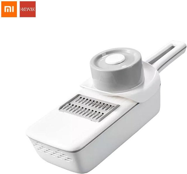 Xiaomi Huohou Mandoline Gemüseschneider mit mehreren Klingen und Behälter in Weiß - Bild 1