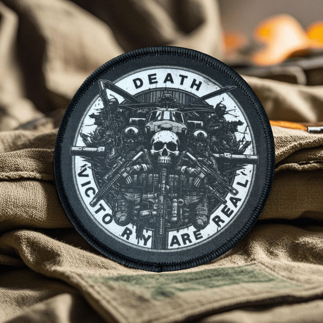 Kampfarmband Totenkopf, Death and Victory are Real, Unisex - Bild 1
