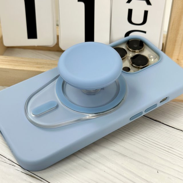 Magnetischer popsoGrip Handy-Griffhalter in Weiß für iPhone und faltbare Smartphones - Bild 1