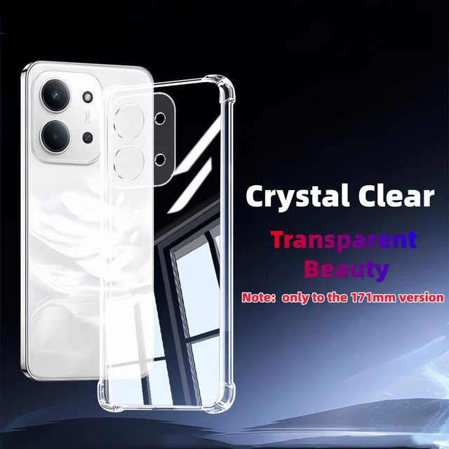 Xiaomi Redmi 15C Handyhülle aus stoßfestem TPU in Transparent - Bild 1