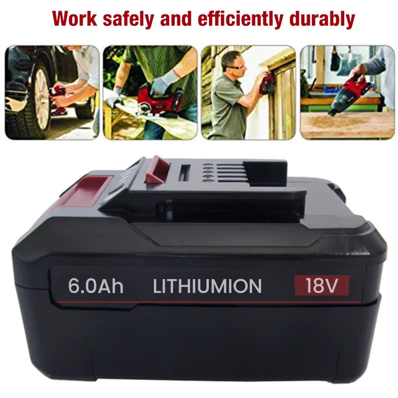 Einhell Ersatzakku EIN18C2 18 V Li-Ionen Akku Power X-Change 6000 mAh Schwarz - Bild 3