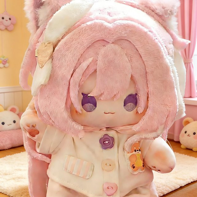 Yiran toy Honkai Impact 3 Elysia Plüsch Anzieh Baumwollpuppe, 20cm, ab 14 Jahren - Bild 1