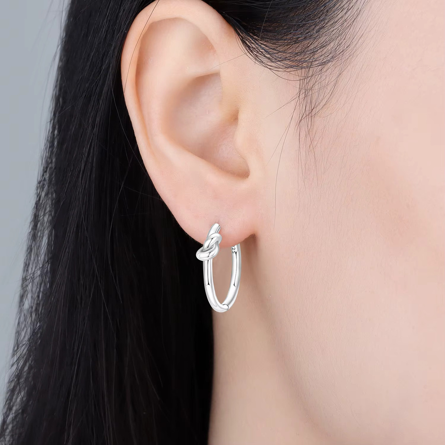 CYCUFF Creolen-Ohrring, 925 Silber, Damen - Bild 2