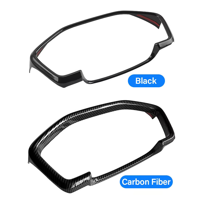 YaLumei Tachometer Abdeckung aus ABS Carbon-Faser für Honda CR-V 6. Generation Hybrid 2023 2024 2025, Schwarz - Bild 3