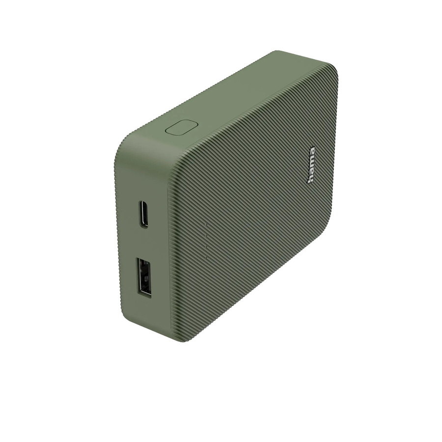 Hama Power Pack Colour 10 Powerbank 10.000 mAh mit USB-C und USB-A Ausgängen in Grün - Bild 2