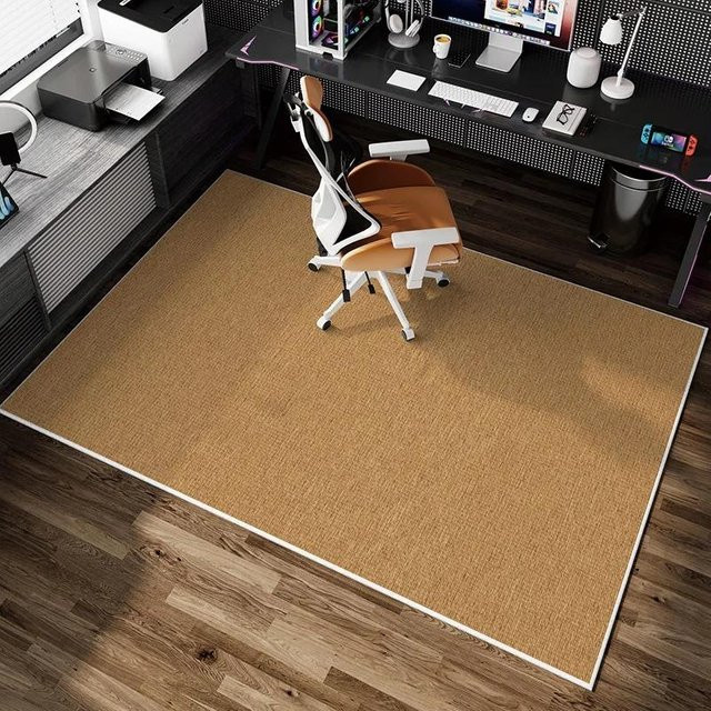 Moderne Bodenmatte Lodestar für den Arbeitsplatz in Blau, Grau und Braun B/T: 80 x 50 cm - Bild 1