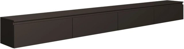 Selsey TV-Hängeboard Bemmi in Schwarz, minimalistisches Design, Breite: 300 cm, Höhe: 31,8 cm, Tiefe: 28,4 cm - Bild 1