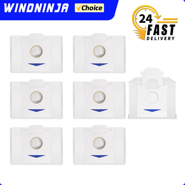 WINDNINJA Staubbeutel in Weiß als Ersatz für Ecovacs DEEBOT N30 Pro N30 Omni N30 Pro Omni Saugroboter mit starker Adsorption - Bild 1