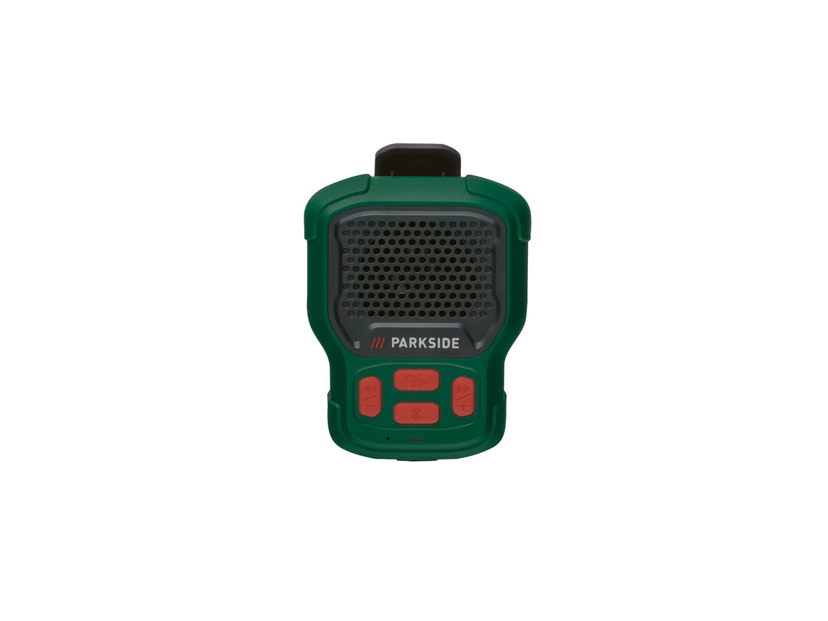 PARKSIDE Bluetooth Werkstatt-Lautsprecher PBLW 2 A1 in Grün und Schwarz mit USB-Typ-C-Ladekabel - Bild 2