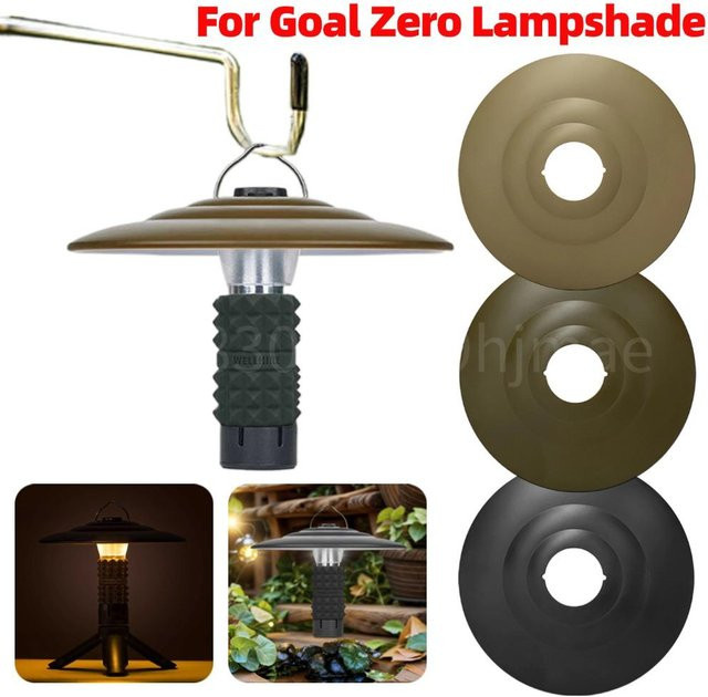 Vintage Camping Lampe Abdeckung für Goal Zero, Lampenschirm aus ABS in Schwarz, Outdoor Zubehör für Wandern und Angeln - Bild 1