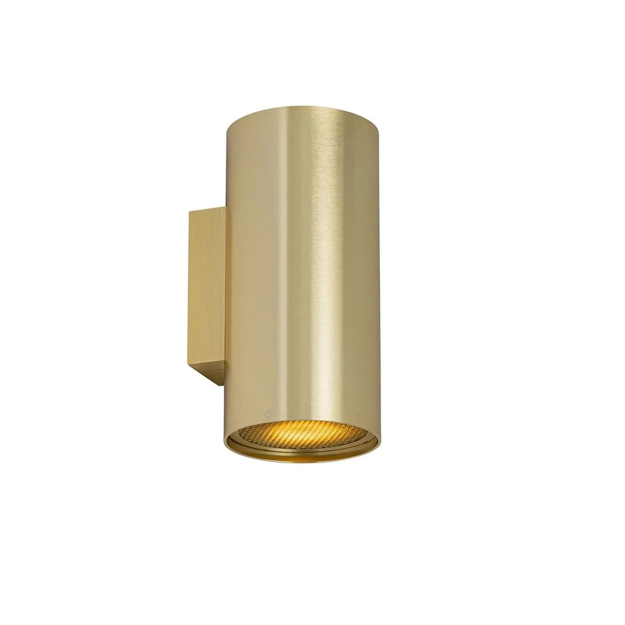 QAZQA Wandleuchte Sab Honey Gold Rund 2-flammig dimmbar aus Aluminium und Stahl - Bild 2
