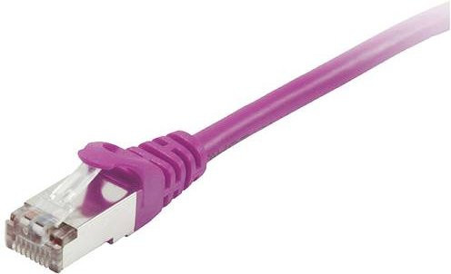 Equip RJ45 Patchkabel CAT 6 S/FTP Ethernet LAN in Violett mit 5,00 m Länge und vergoldeten Steckkontakten - Bild 1