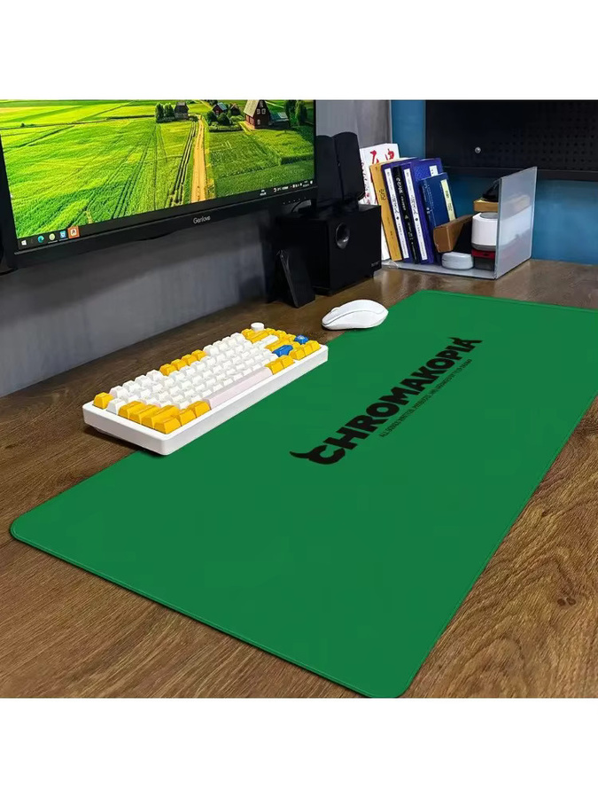 Potdemiel Chromakopia MousePad XXL in Grün für Gamer und Computerzubehör - Bild 3